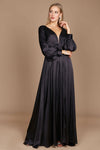 Floor Length Sleeve Formal Evening Party Dress