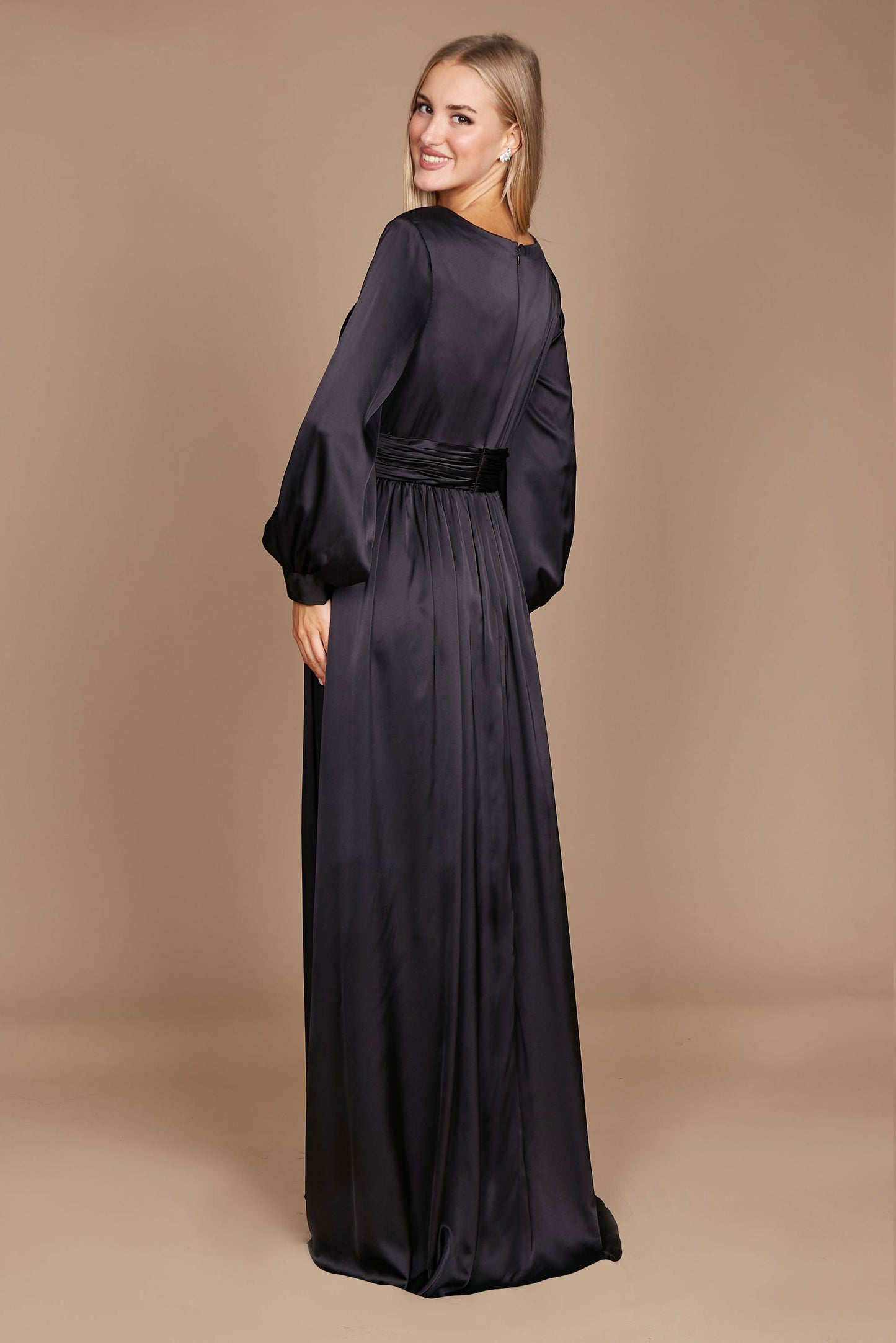 Floor Length Sleeve Formal Evening Party Dress
