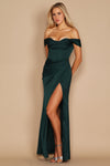 Lace Up Satin Formal Evening Dress