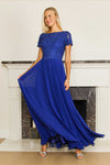 Mini Sleeve Mother Of The Bride Evening Dress