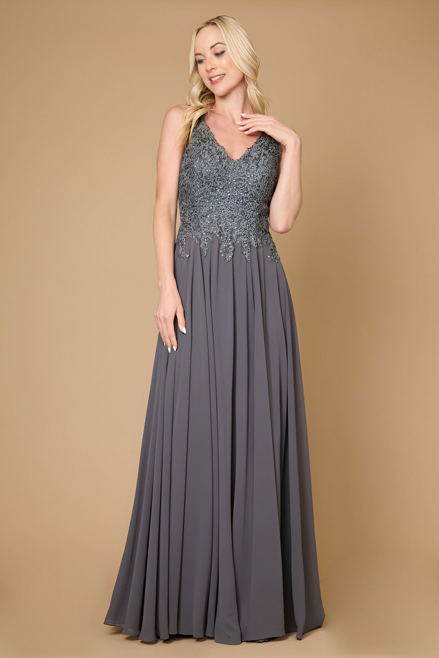 Floor Length Formal Dress Plus Size Evening Gown