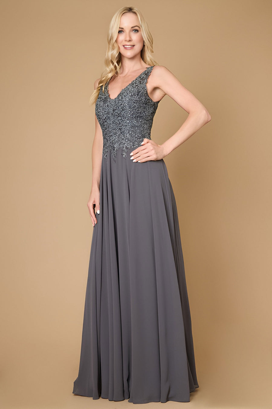 Floor Length Formal Dress Plus Size Evening Gown