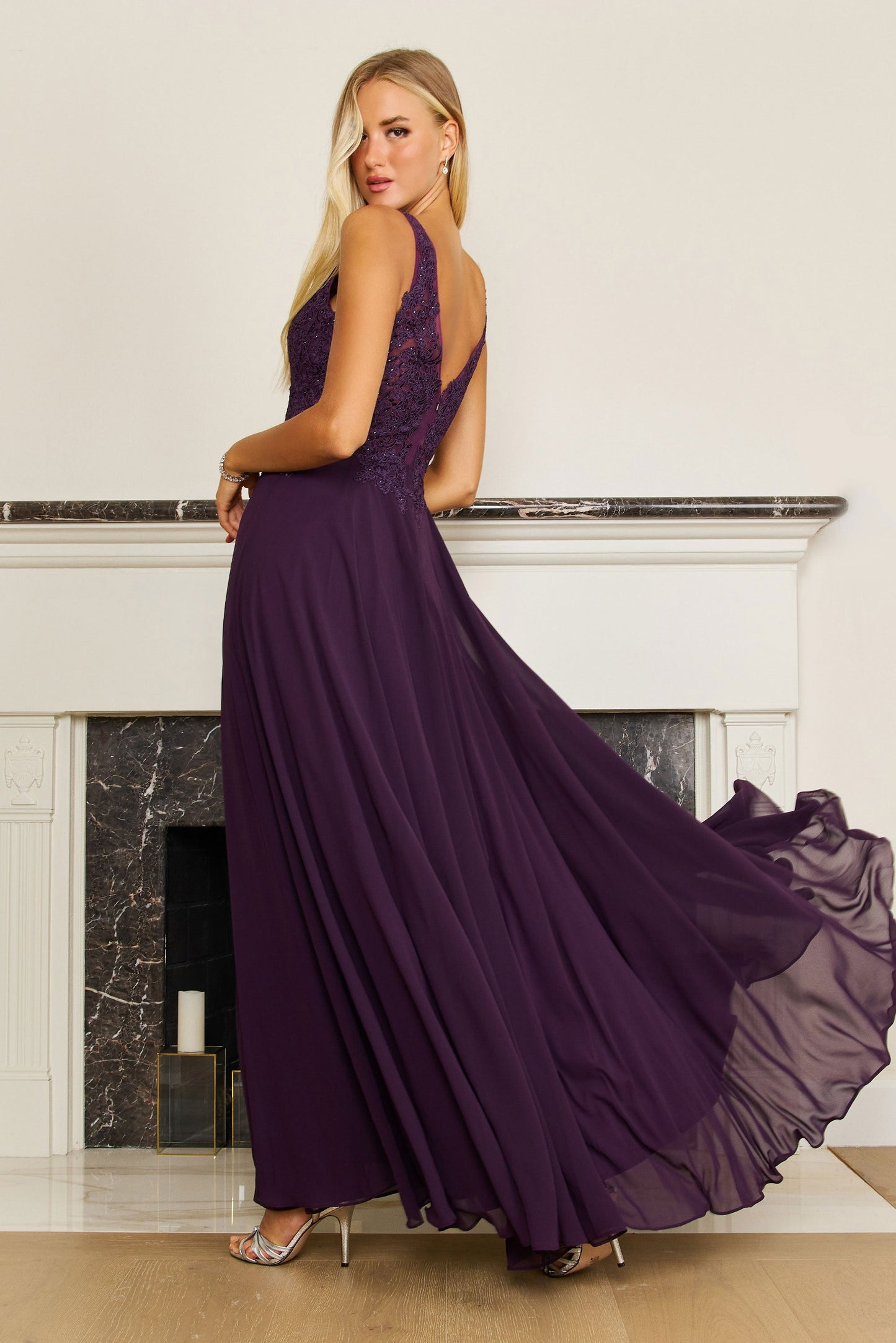 Floor Length Formal Dress Plus Size Evening Gown