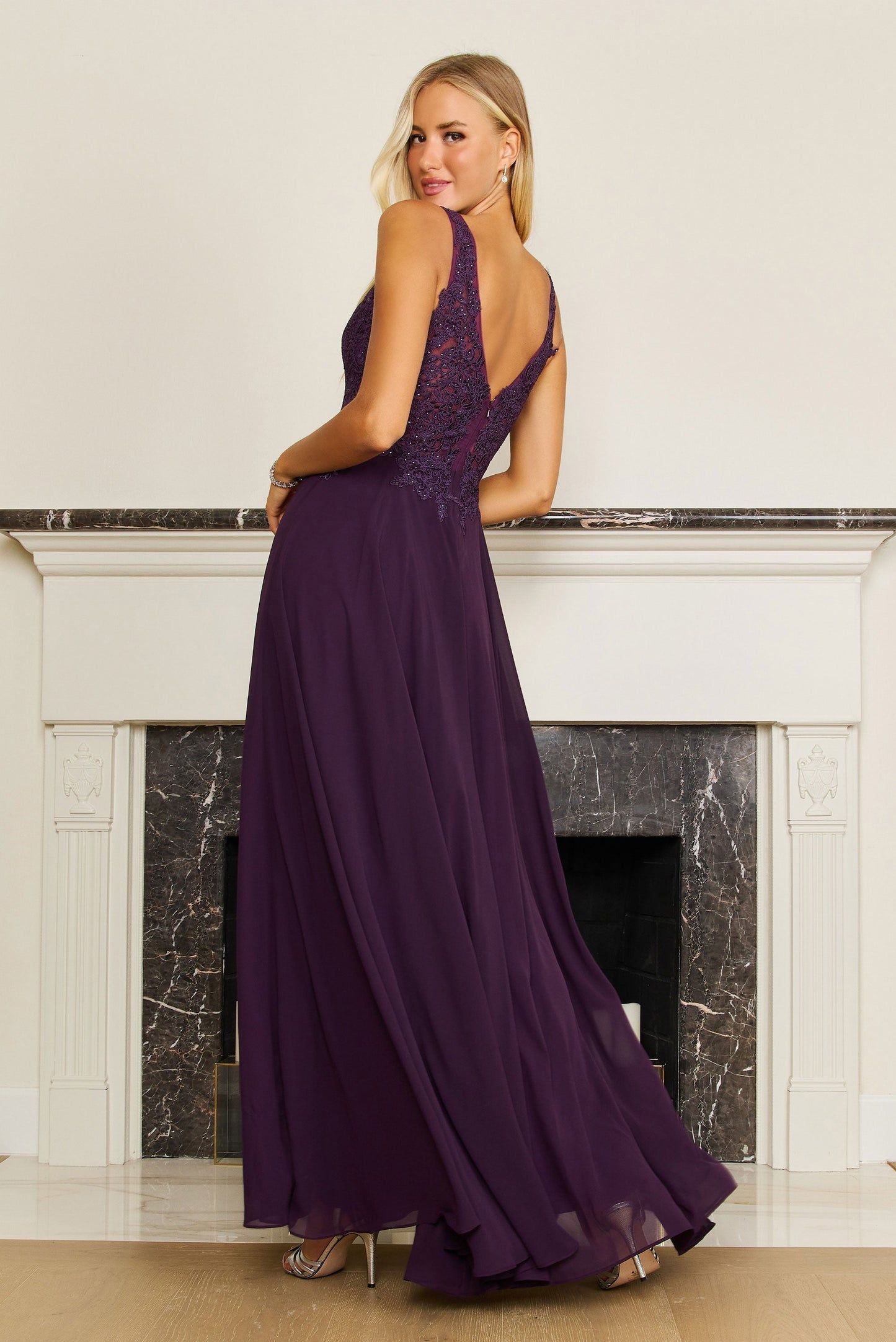 Floor Length Formal Dress Plus Size Evening Gown
