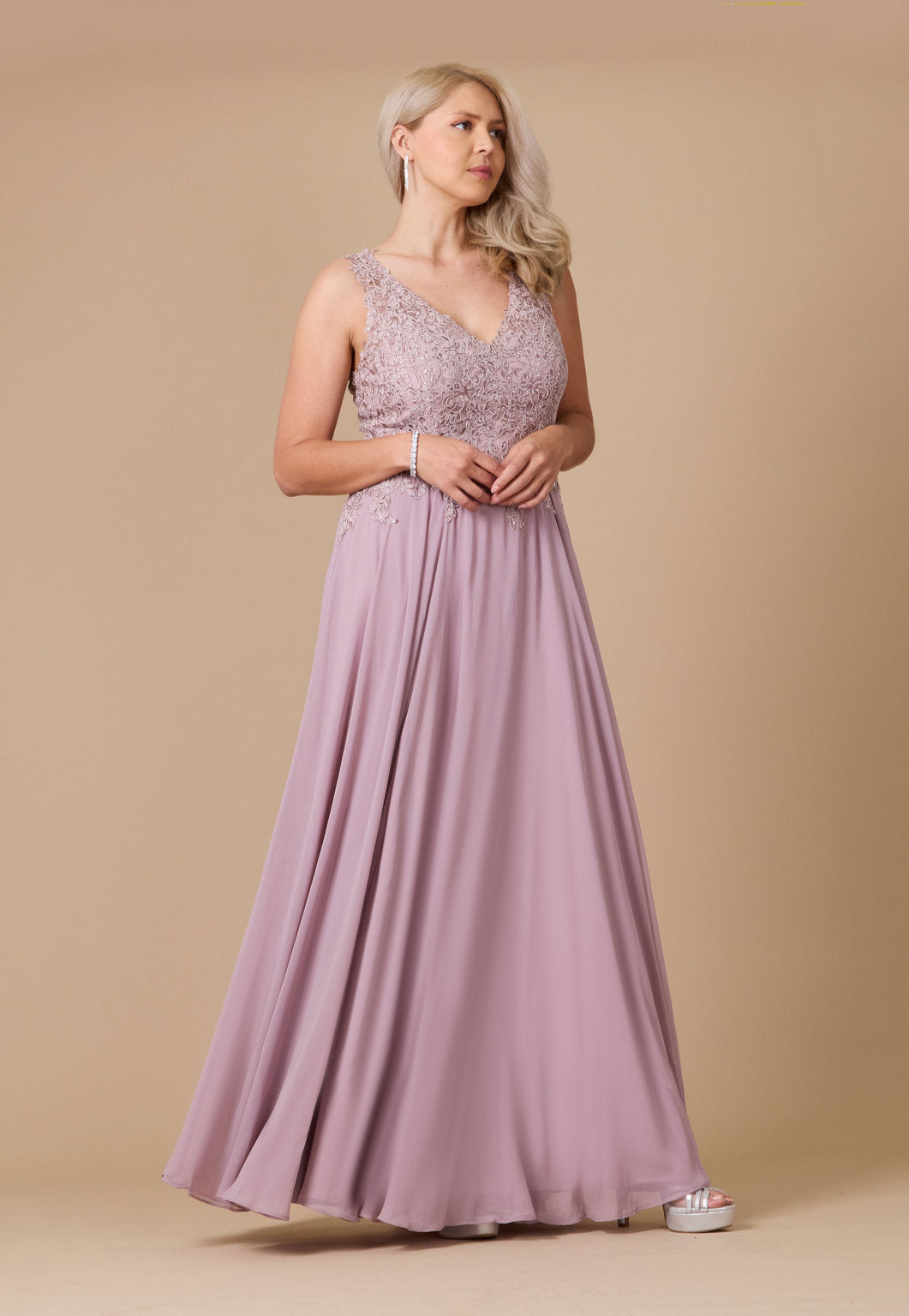 Floor Length Formal Dress Plus Size Evening Gown
