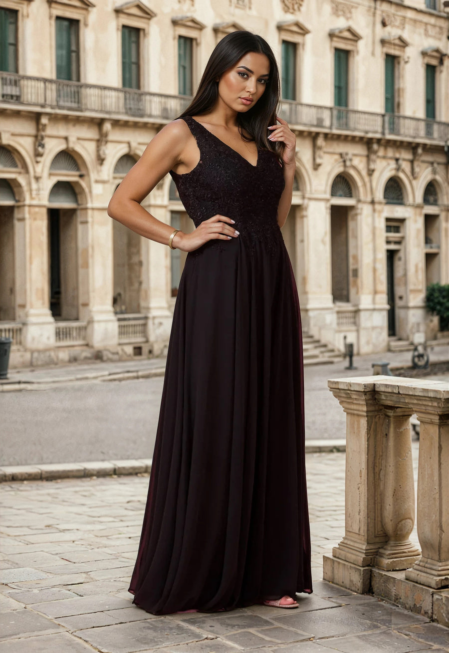 Floor Length Formal Dress Plus Size Evening Gown