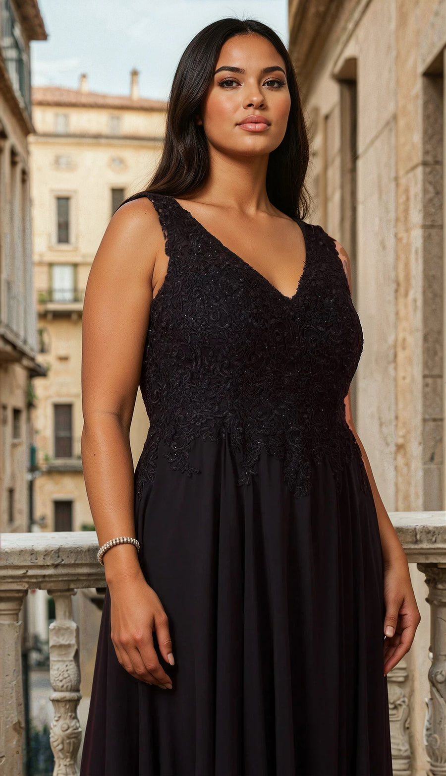 Floor Length Formal Dress Plus Size Evening Gown