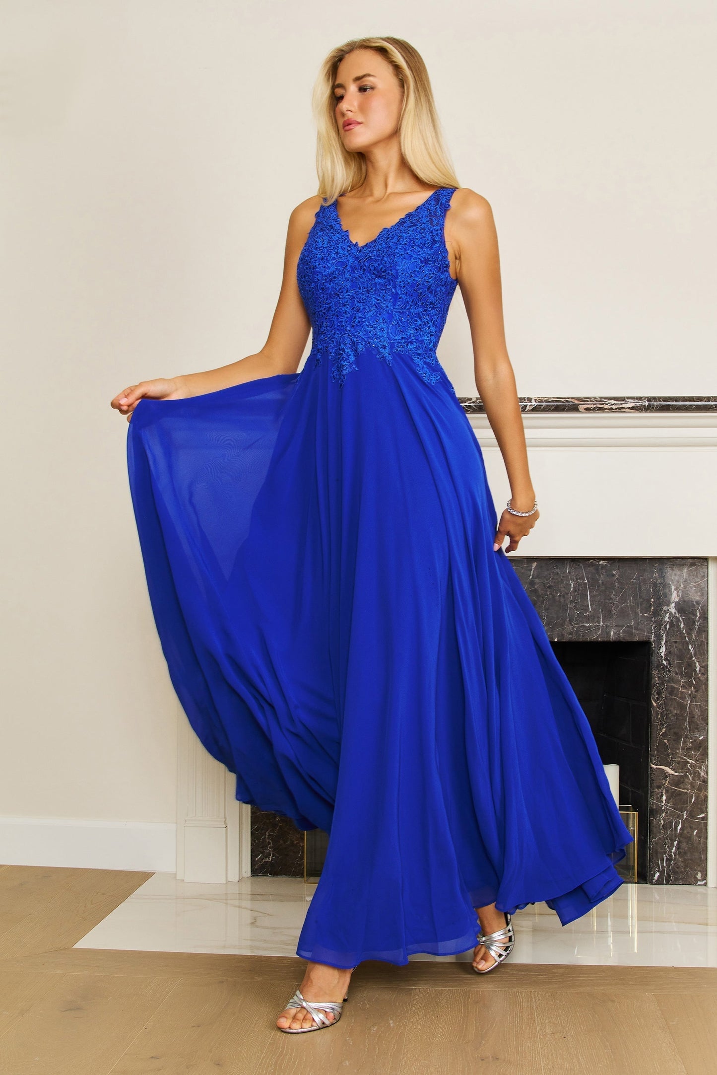 Floor Length Formal Dress Plus Size Evening Gown