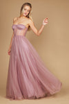Lace Up Prom Party Dress Formal Ball Gown