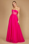 Lace Up Prom Party Dress Formal Ball Gown