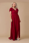 Short Sleeve Formal Mother of the Bride Dress Wholesale
