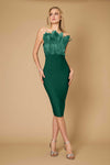 Bodycon Bandage Short Feather Formal