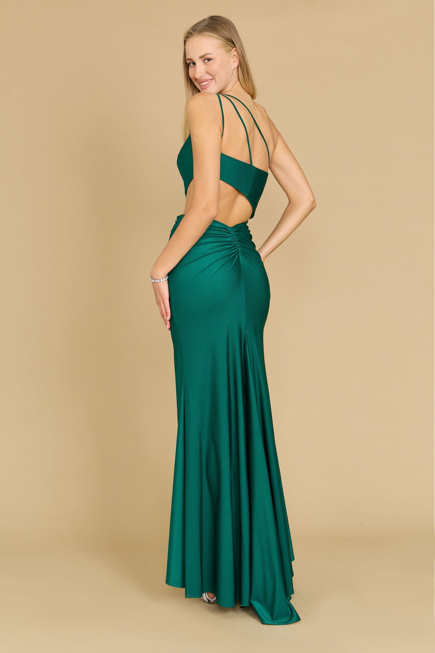 Side Cut Out Sexy Pageant Formal Dress