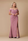 Long Formal Off The Shoulder Wrap Evening Dress Wholesale