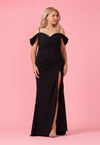 Long Formal Off The Shoulder Wrap Evening Dress Wholesale