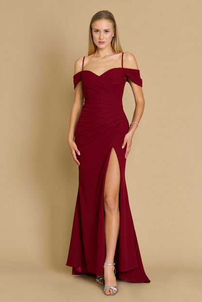 Long Formal Off The Shoulder Wrap Evening Dress Wholesale