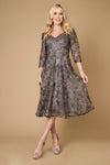 Mini Cocktail Lace Mother of the Bride Dress