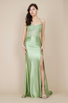Open Back Floor Length Sexy Formal Prom Dress