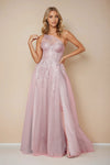 Floor Length Prom One Shoulder Formal Ball Gown