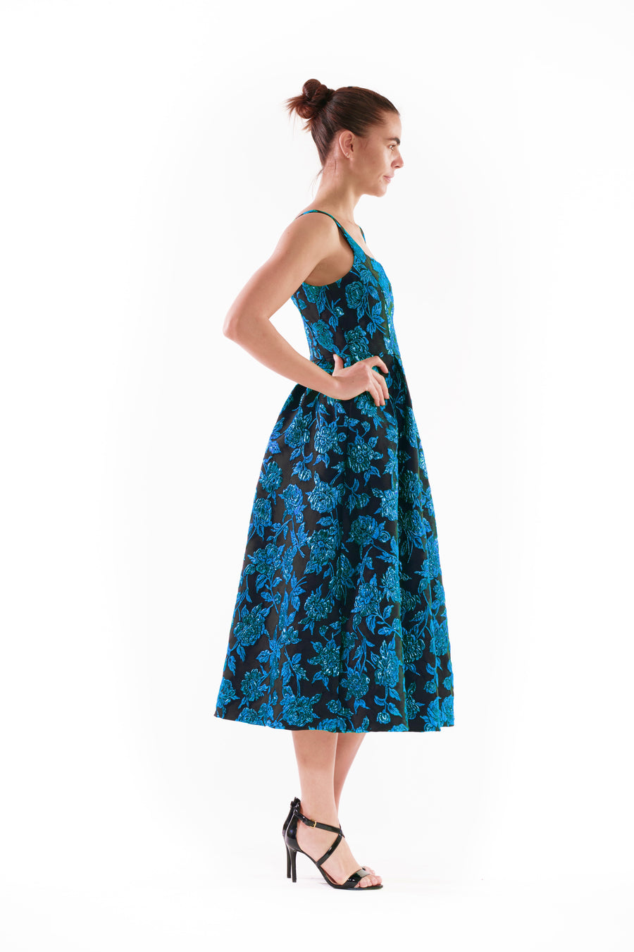 Donna Ricco DR53015 Teal side view