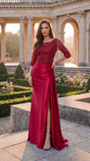 Long Sleeve Formal Mother Of The Bride Dress