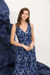 Embroidered Sequin Fit and Flare Dress Maggy London G5400M
