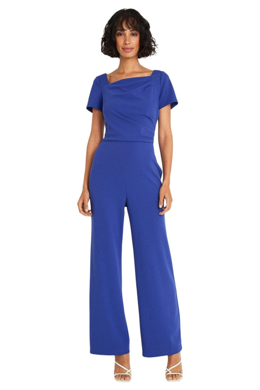 Maggy London G6110M Clematis Blue jumpsuit