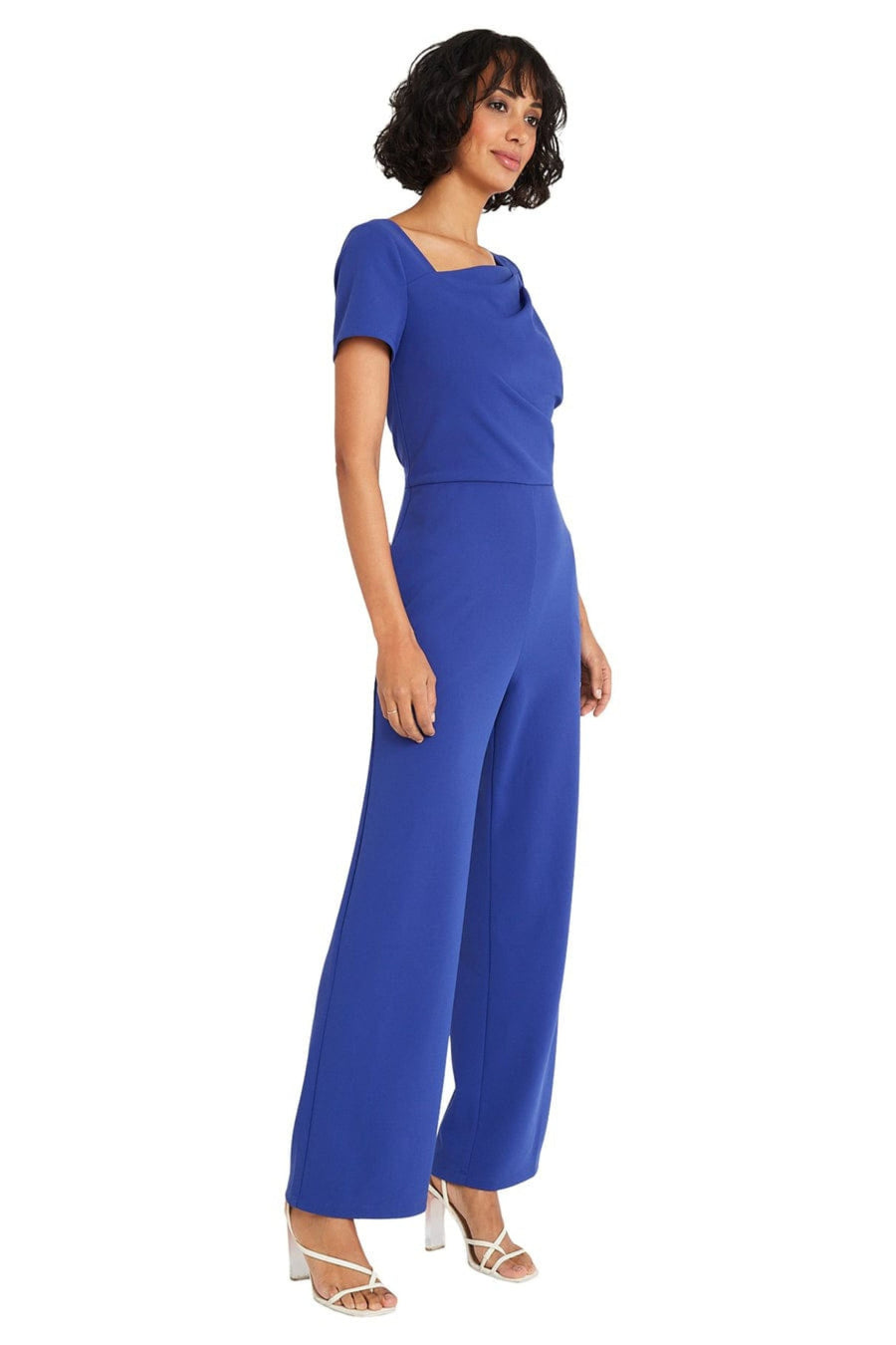 Maggy London G6110M Clematis Blue jumpsuit