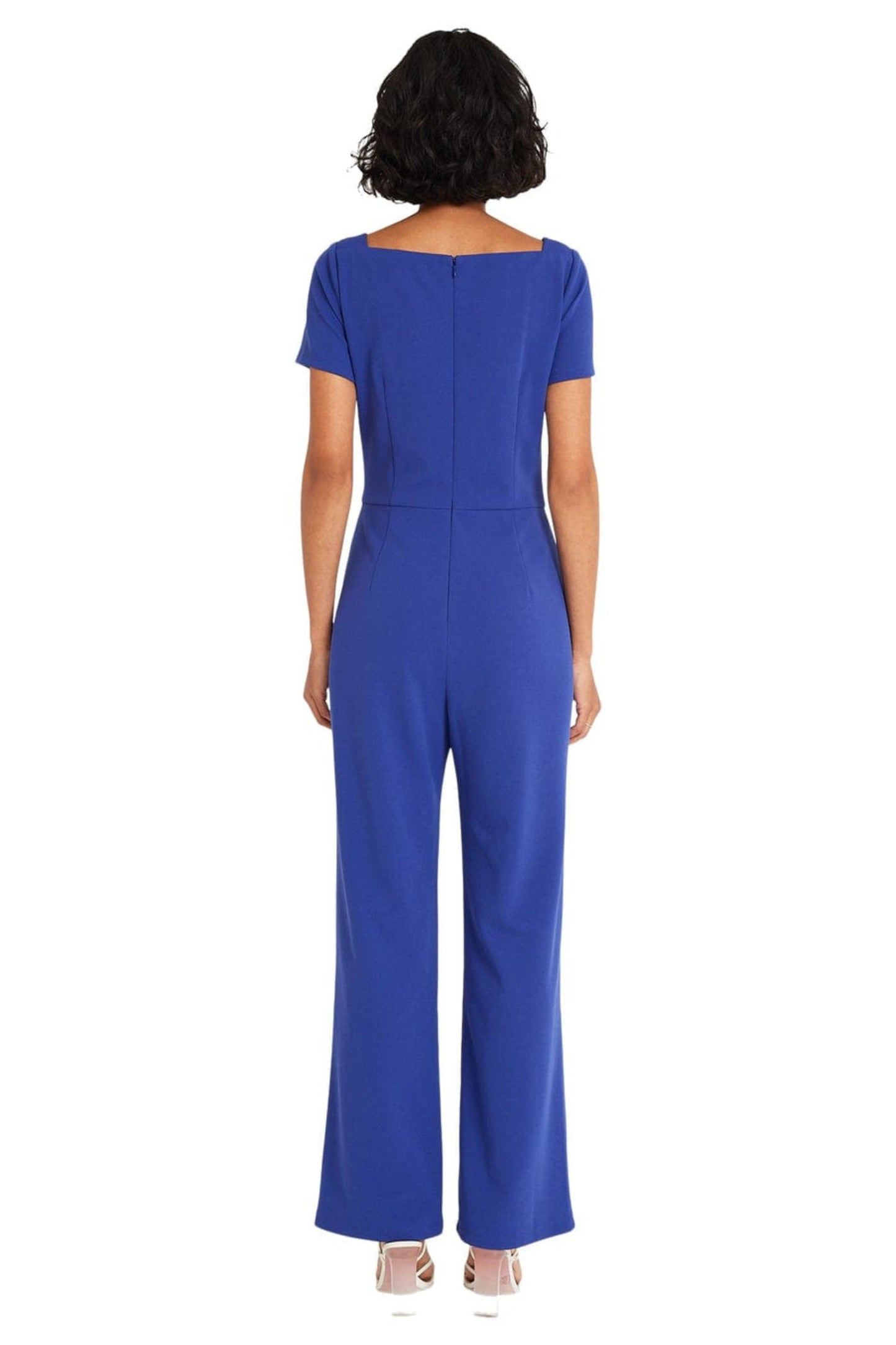 Maggy London G6110M Clematis Blue jumpsuit