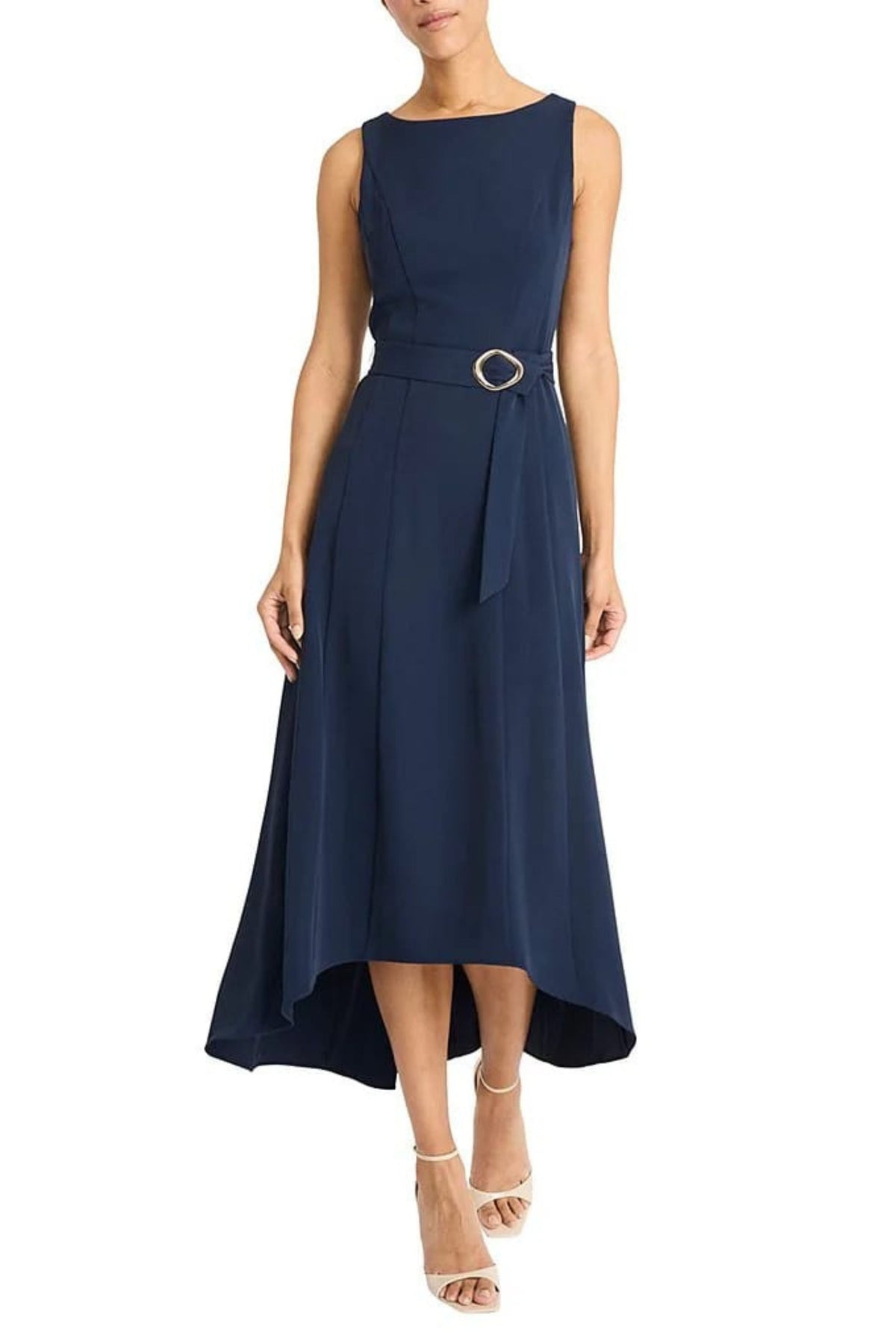 Maggy London Fit & Flare Hi-Lo Midi Dress G6442M Wholesale