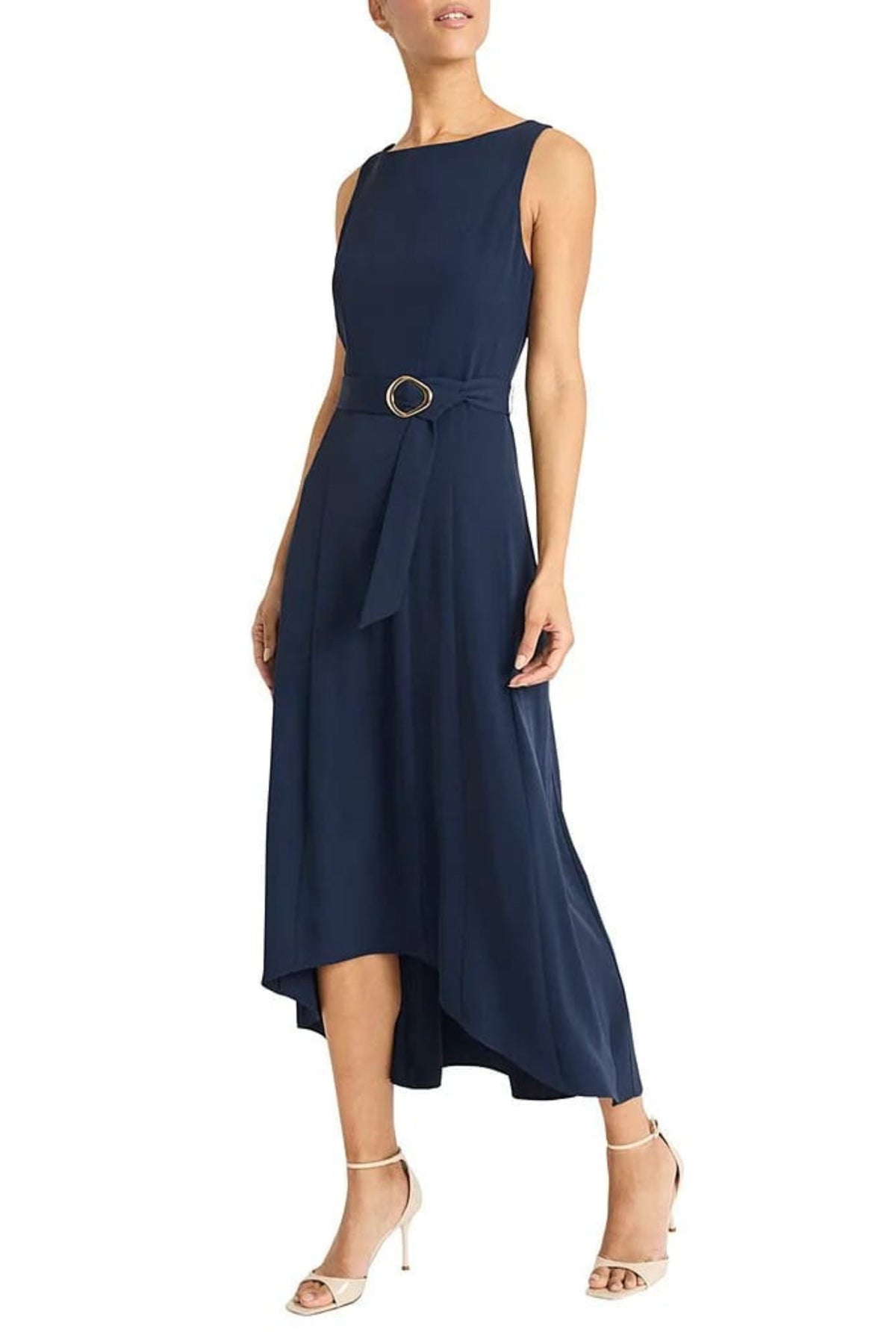 Maggy London Fit & Flare Hi-Lo Midi Dress G6442M Wholesale