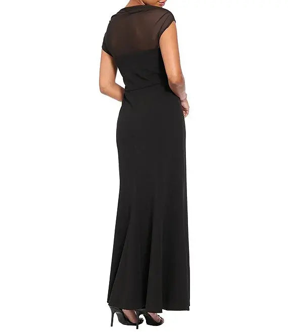 Maggy London G7087M Black back view