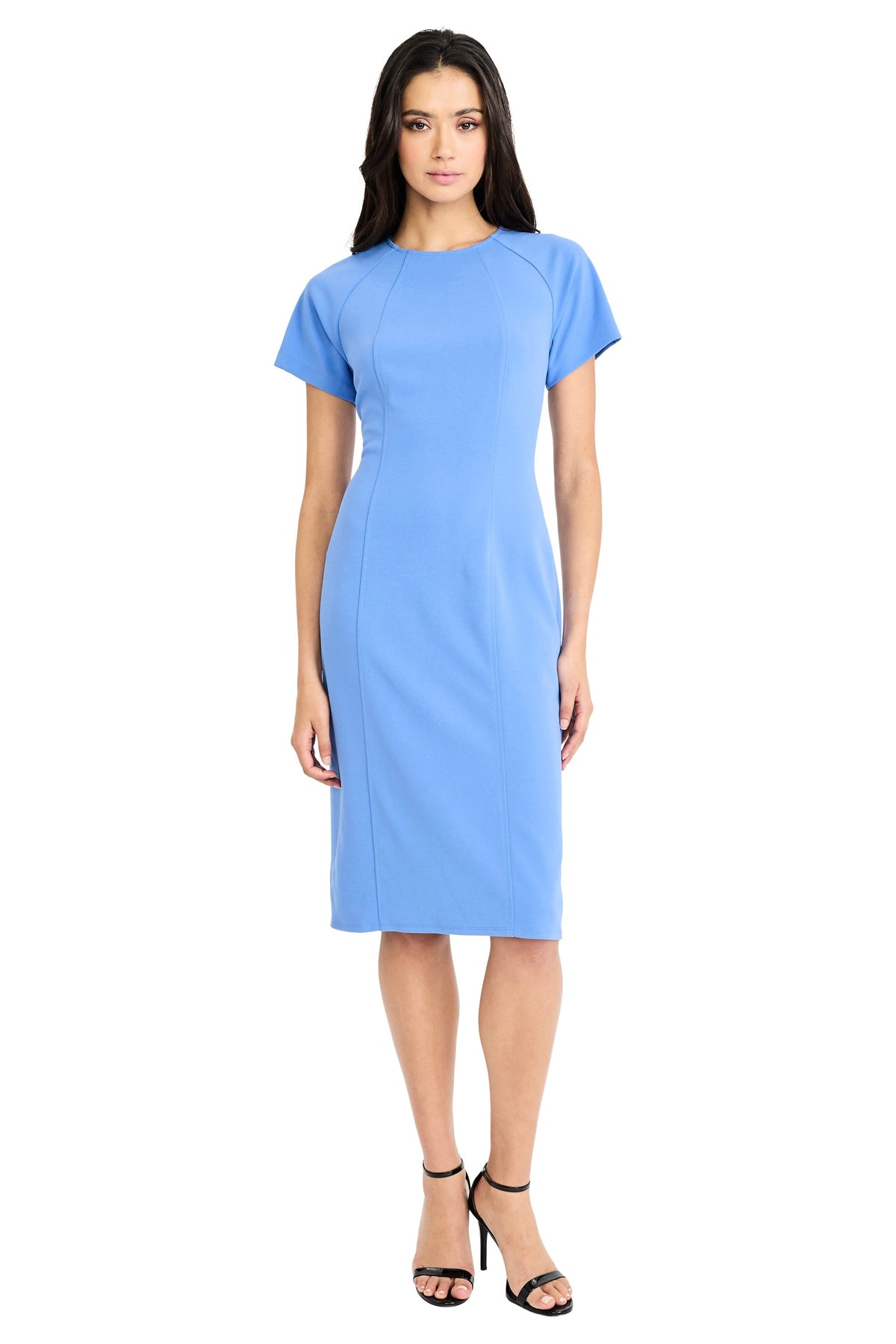 Maggy London Short Sleeve Crepe Sheath Dress GT1278M Wholesale