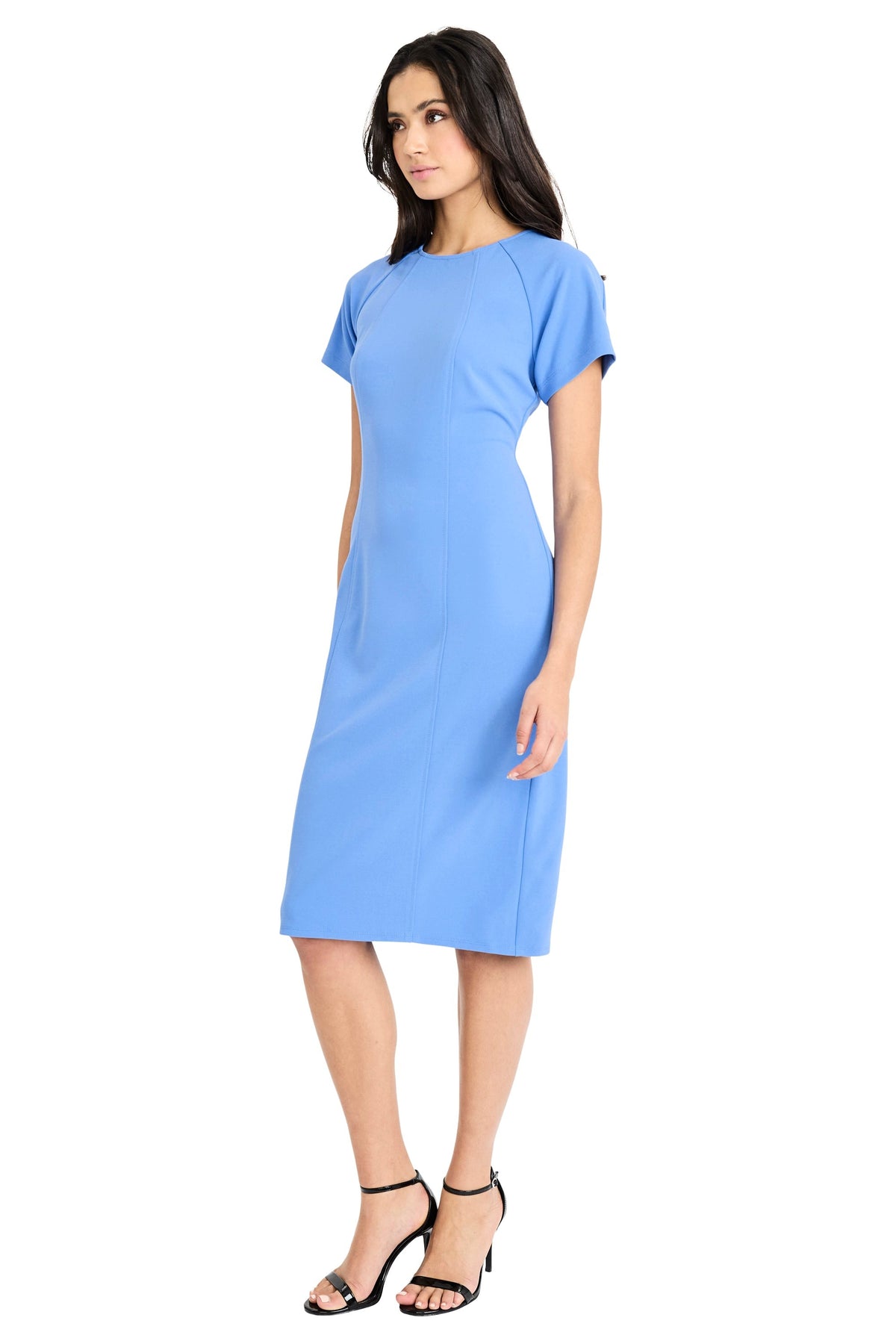 Maggy London Short Sleeve Crepe Sheath Dress GT1278M Wholesale