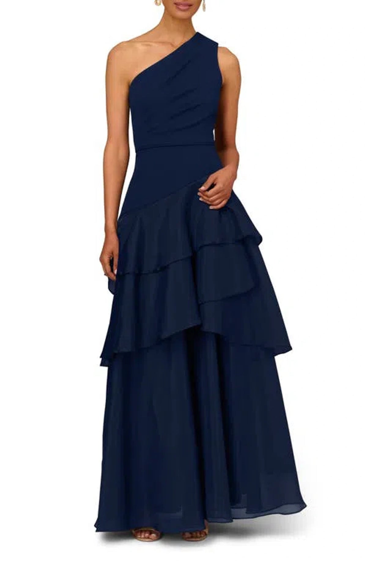 Aidan Mattox MD1E207379 Twilight full-length front view