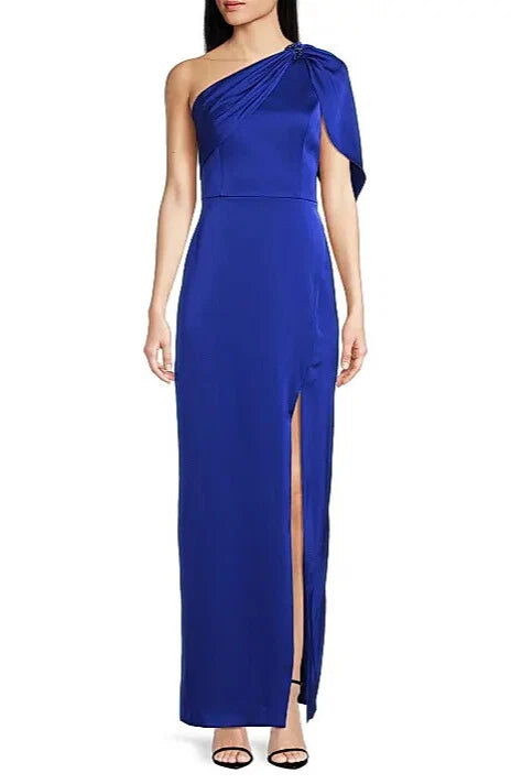Aidan Mattox MD1E208352 One Shoulder Long Formal Dress