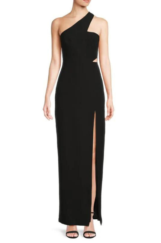 Aidan by Aidan Mattox Scuba Dress - Wholesale - BLACK - Front 