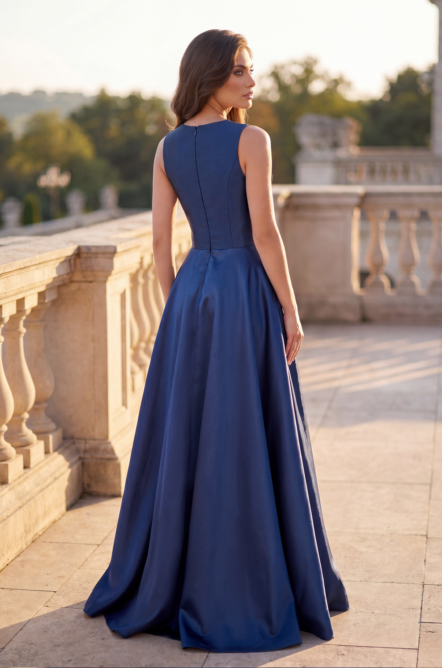 Kos Couture 1376 Long Formal Ball Gown with Statement Bow