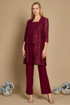 R&M Richards RM1993 Mother of the Bride Long Jacket Pant Suit