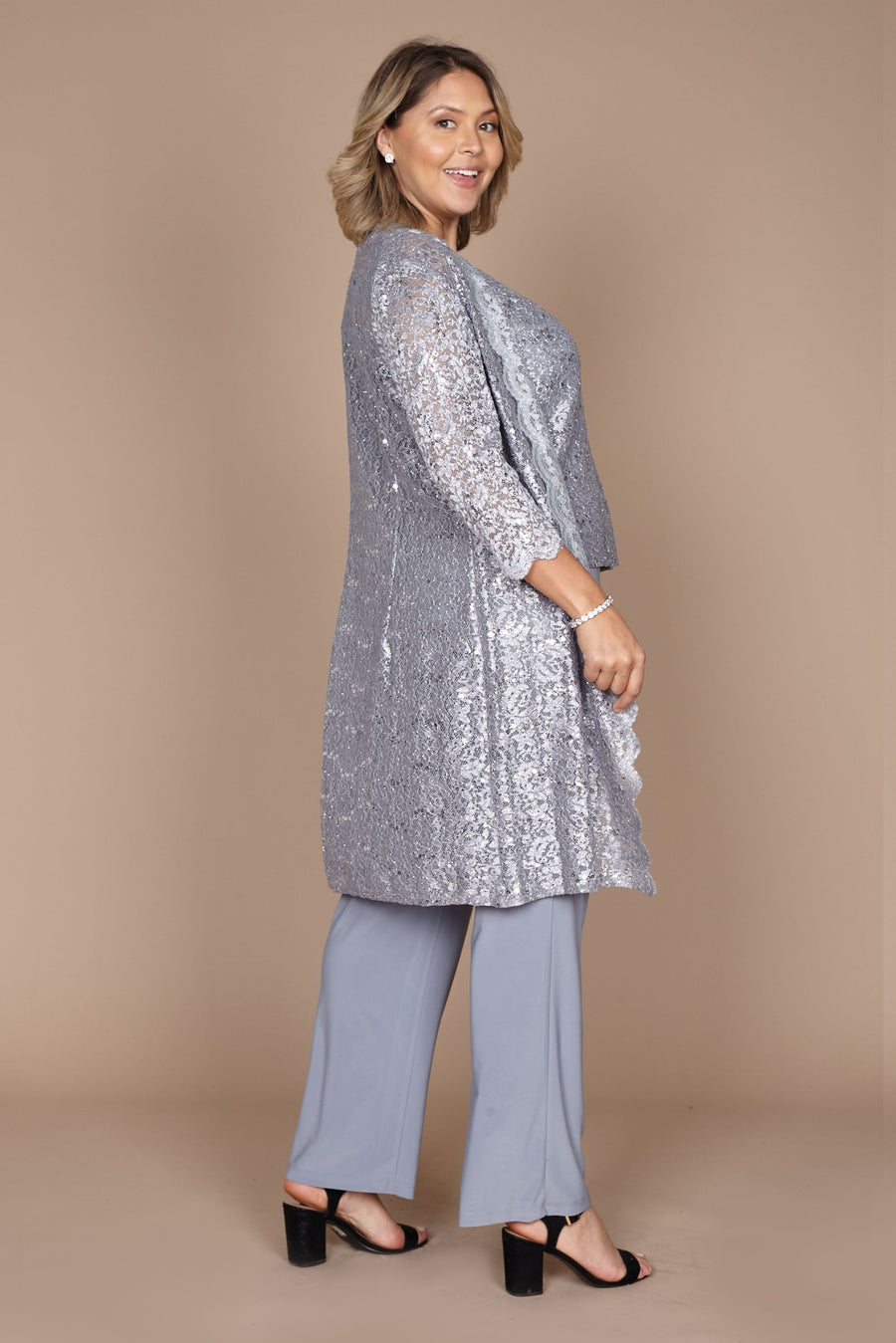 R&M Richards RM1993 Mother of the Bride Long Jacket Pant Suit