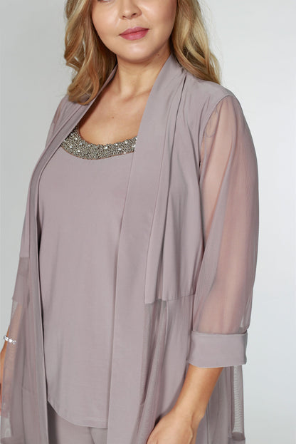 R&M Richards Plus Size Formal Pants Suit - The Dress Outlet R&M Richards
