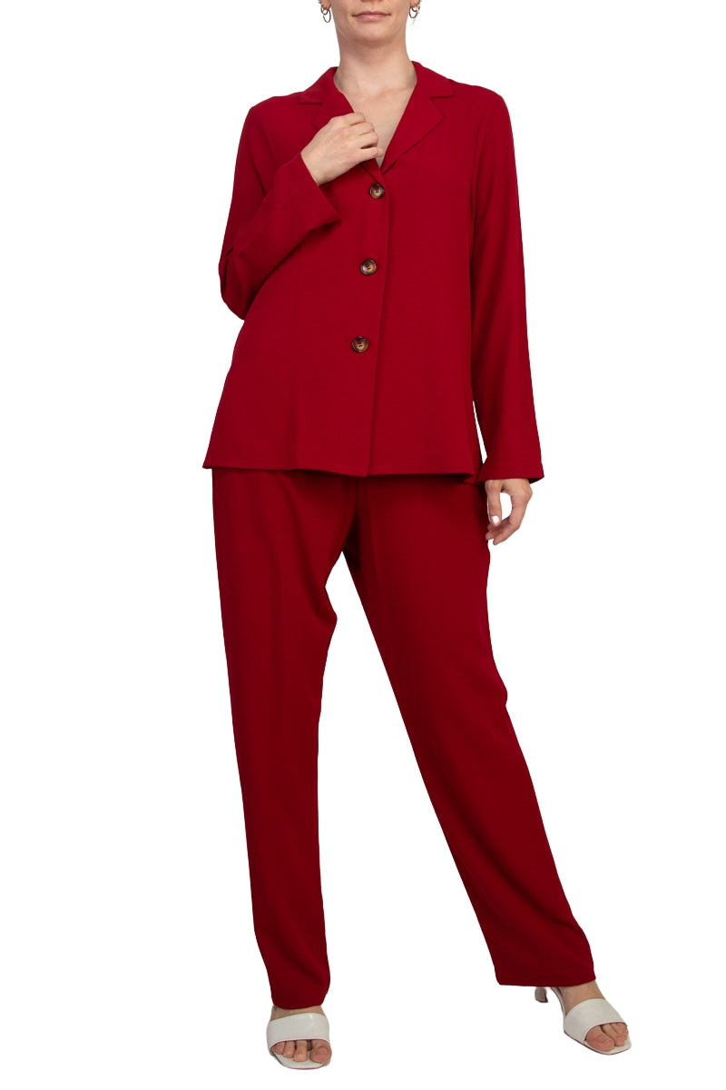 Connected Apparel Soft Suit - RED - Front View