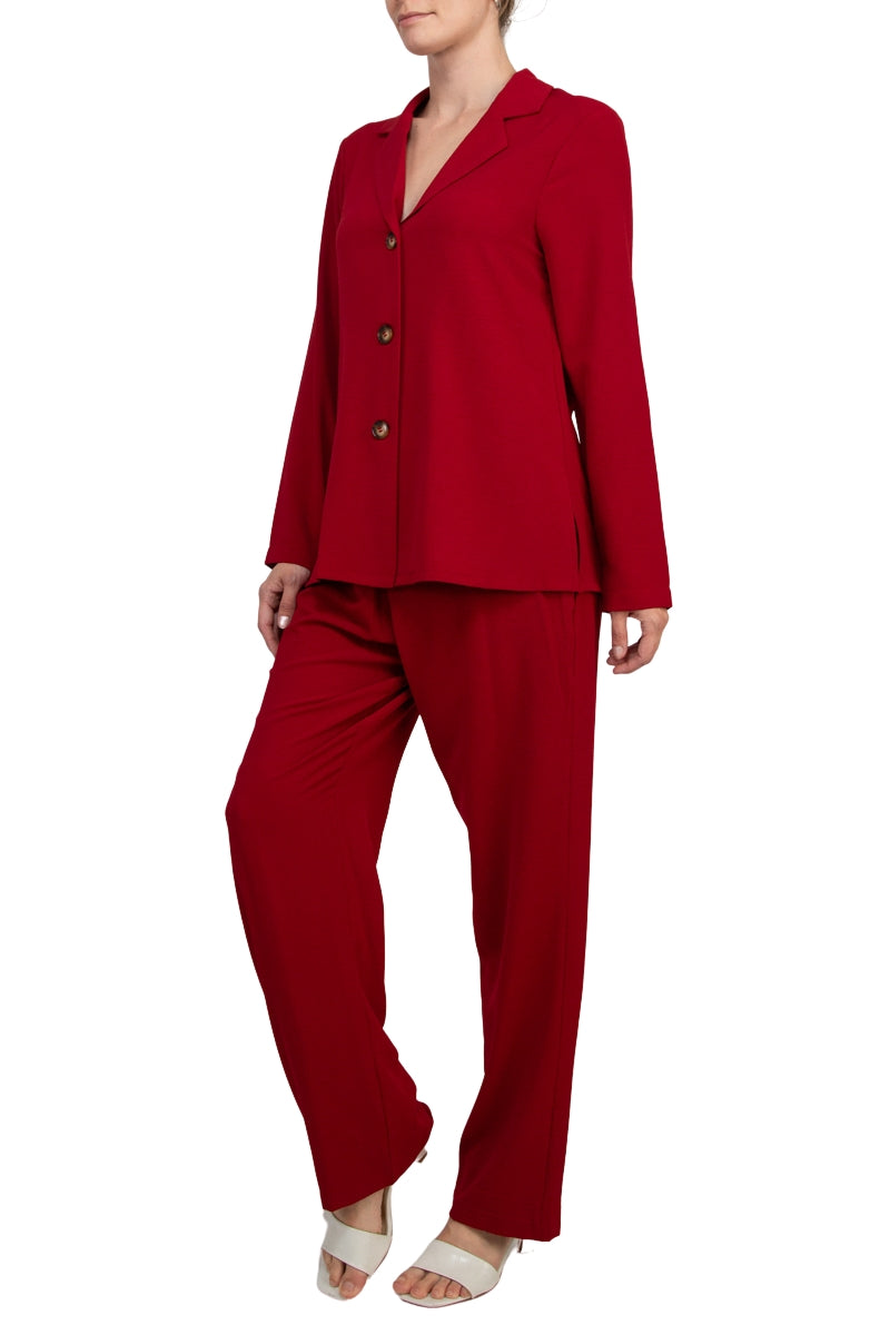 Connected Apparel Soft Suit - RED - Side View