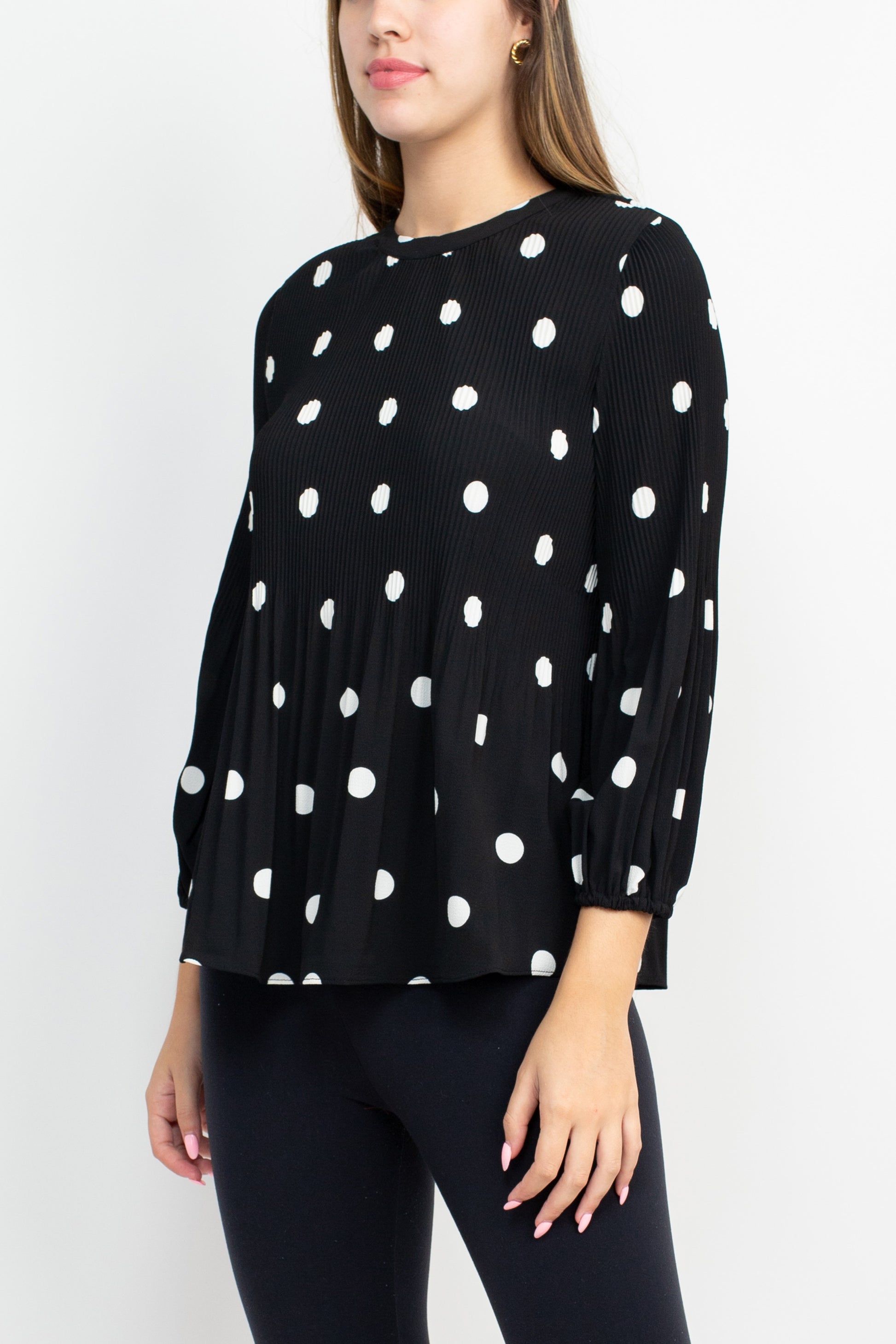 BLACK IVORY BIG DOTS