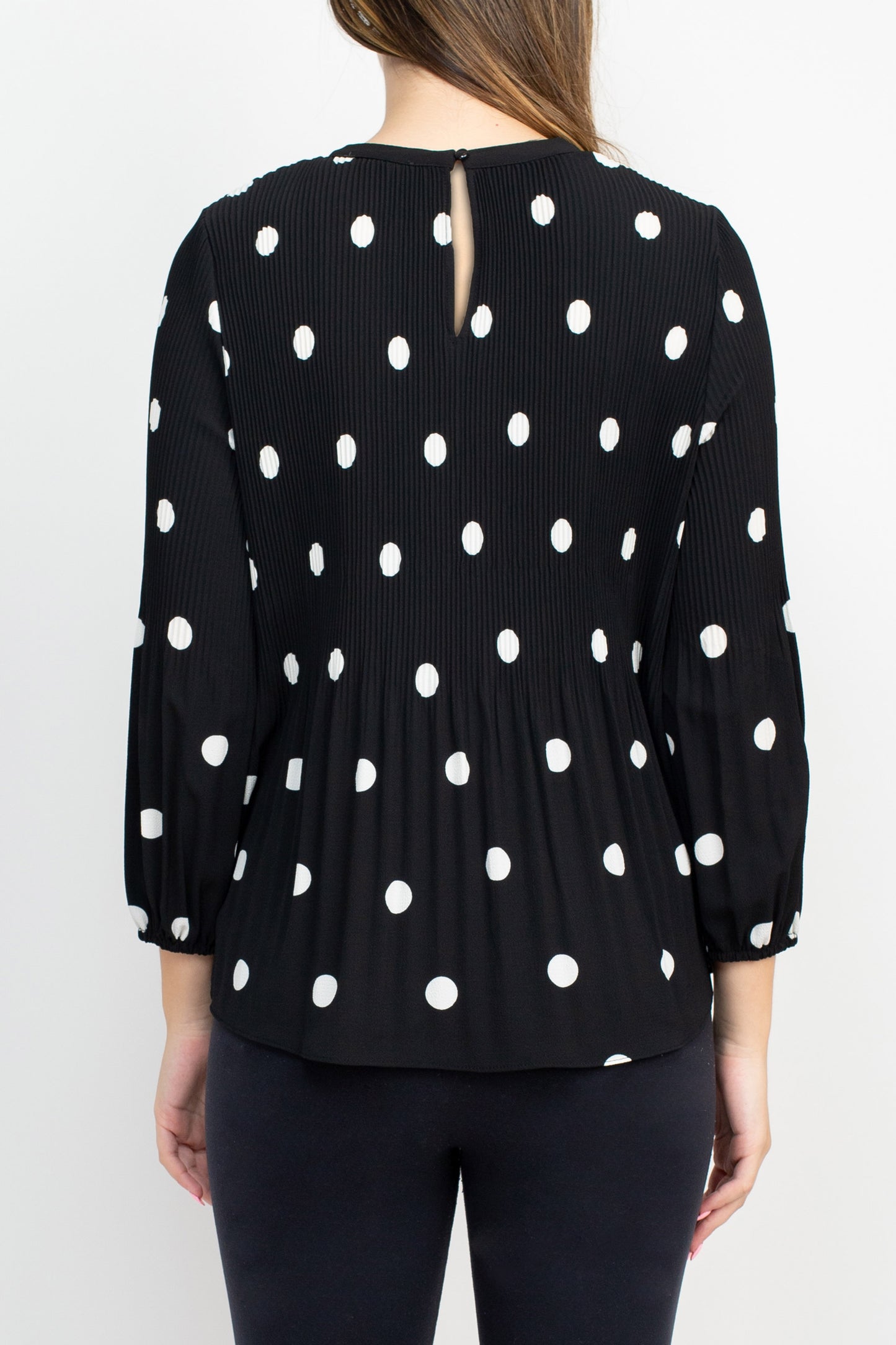 BLACK IVORY BIG DOTS