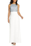 Strapless Straight Neck Floor-Length Sequin Formal Dress Adrianna Papell AP1E208420