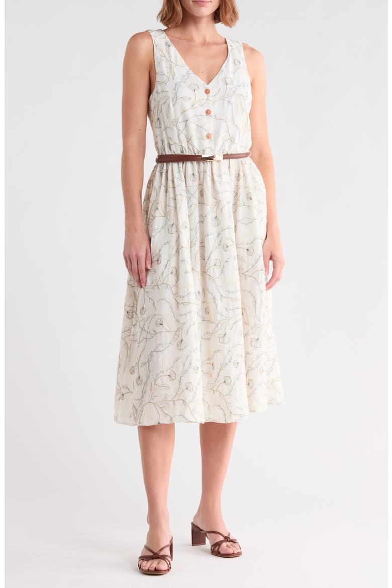 Badgley Mischka BW50462 Vine Party Embroidery