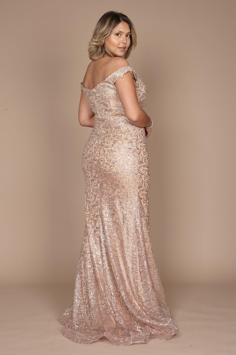 Evening Mermaid Fitted Evening Dress