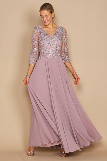 Floor Length Formal Mother of the Bride Dress