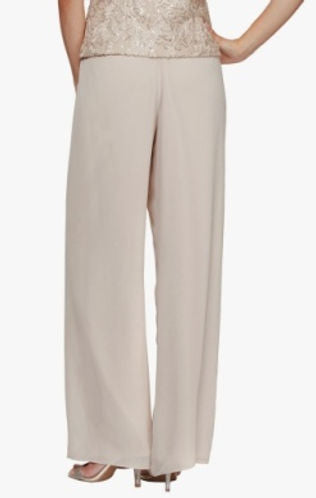 Wholesale Chiffon Straight Leg Pant Alex Evenings 370927